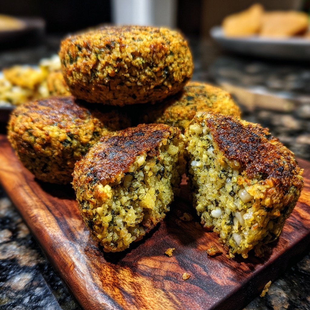 Crispy Baked Falafel