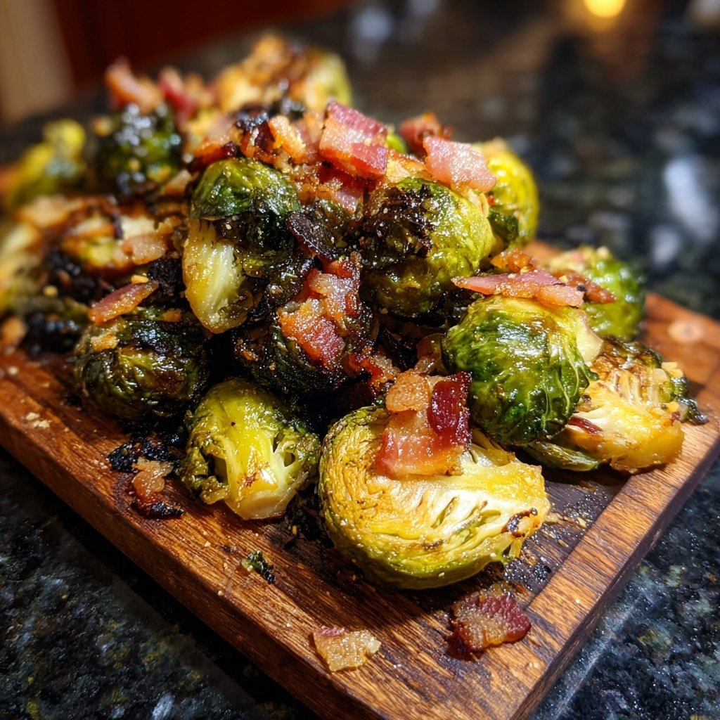 Roasted Brussels Sprouts With Bacon