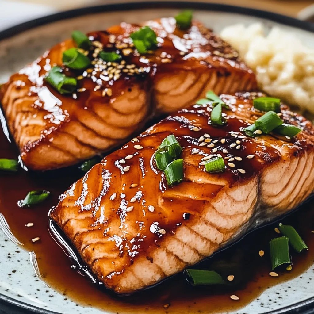 Brown Sugar Soy Sauce Salmon