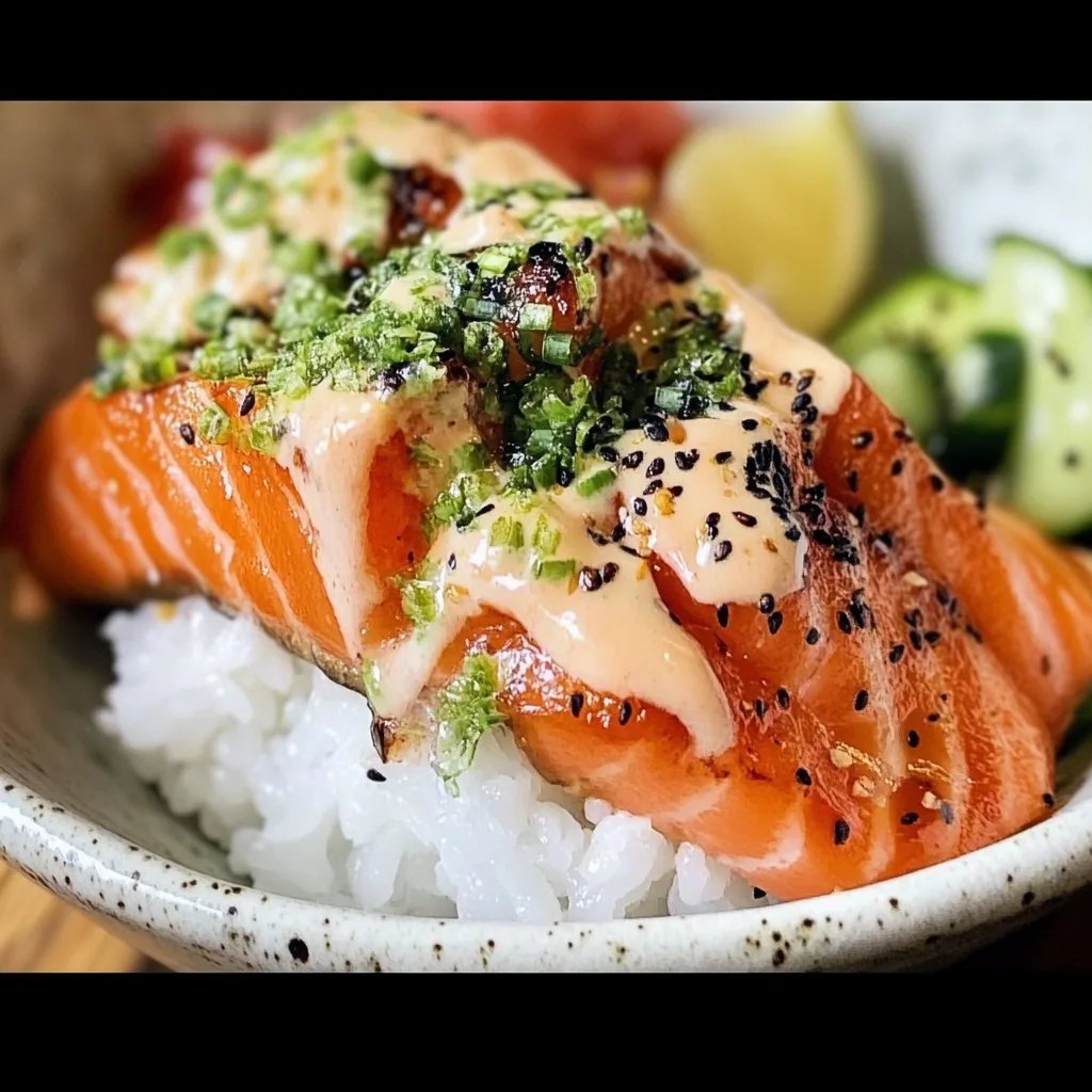 Baked Salmon Sushi Bowl