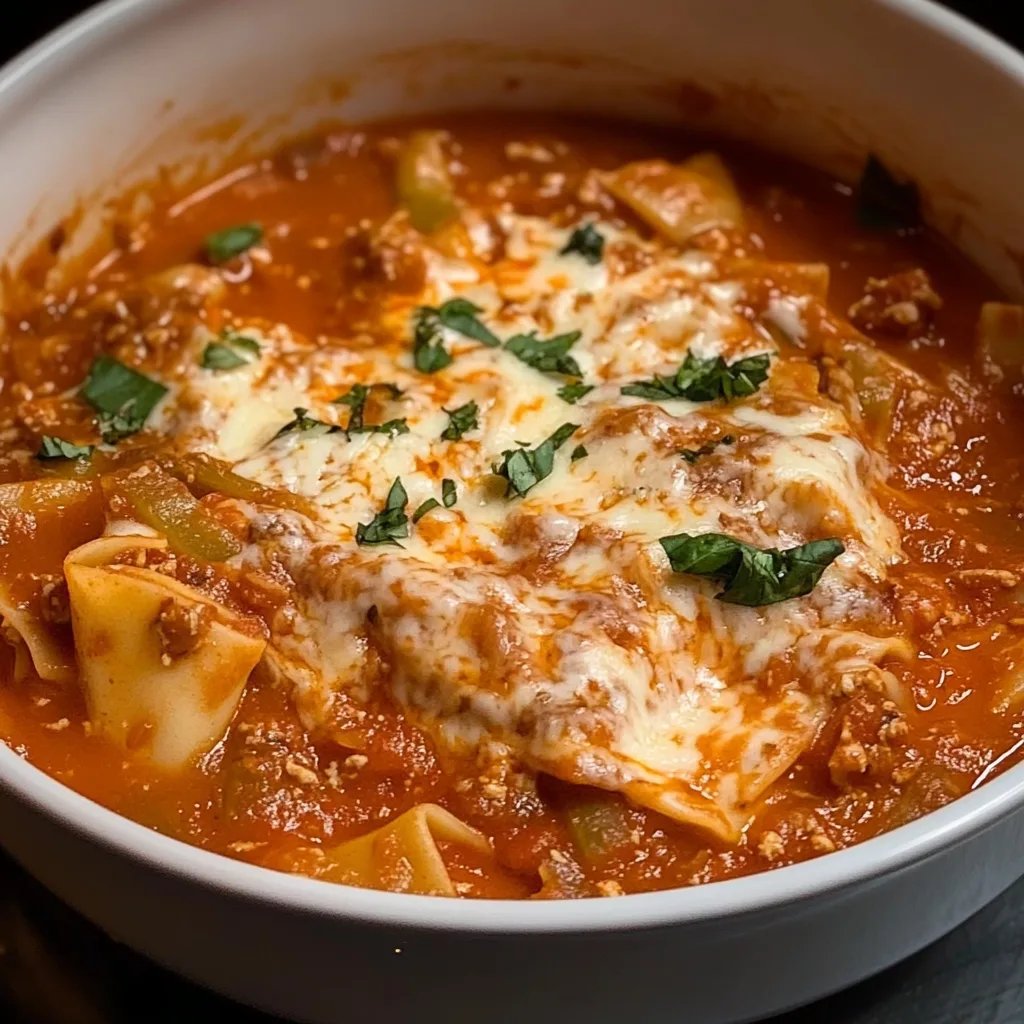 Lasagna Soup