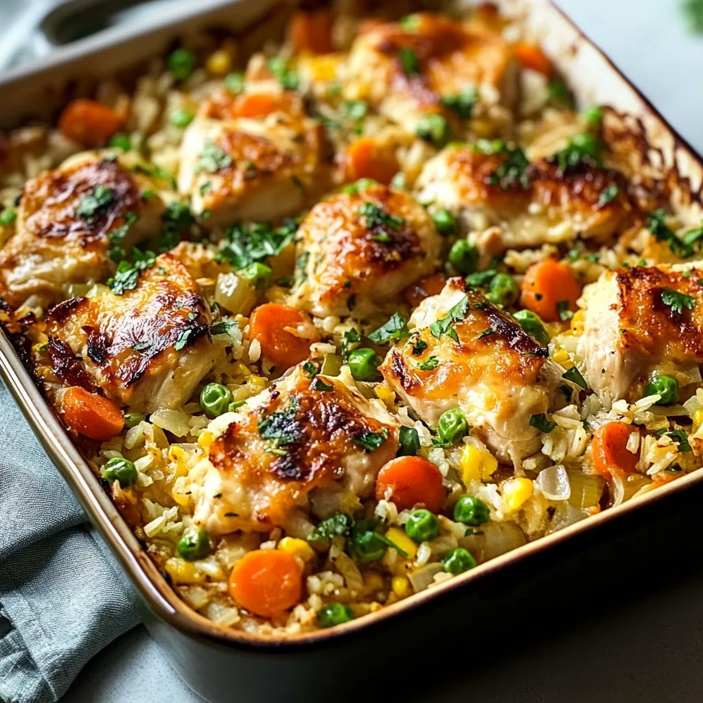 Best Chicken and Rice Casserole