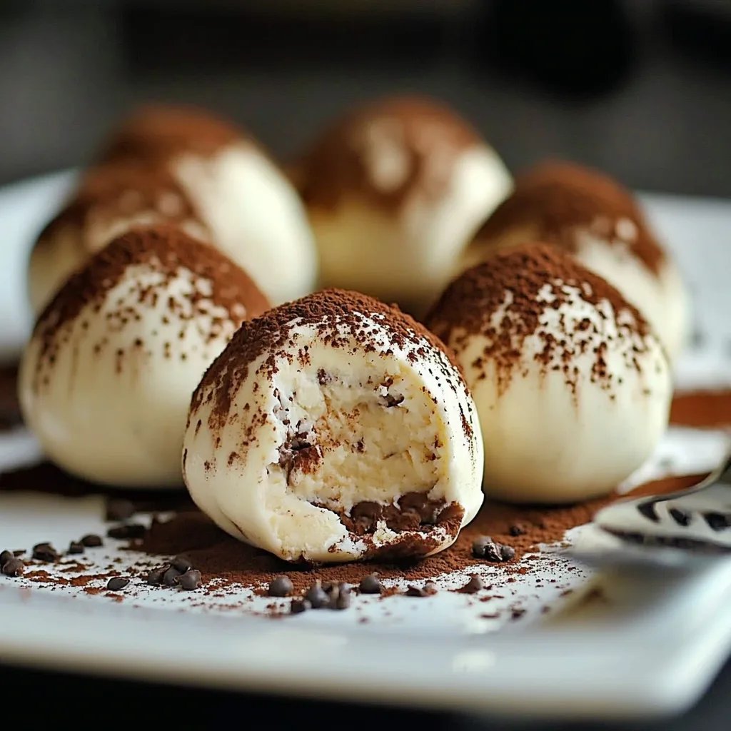 Easy Tiramisu Truffles - No-Bake Italian Treat